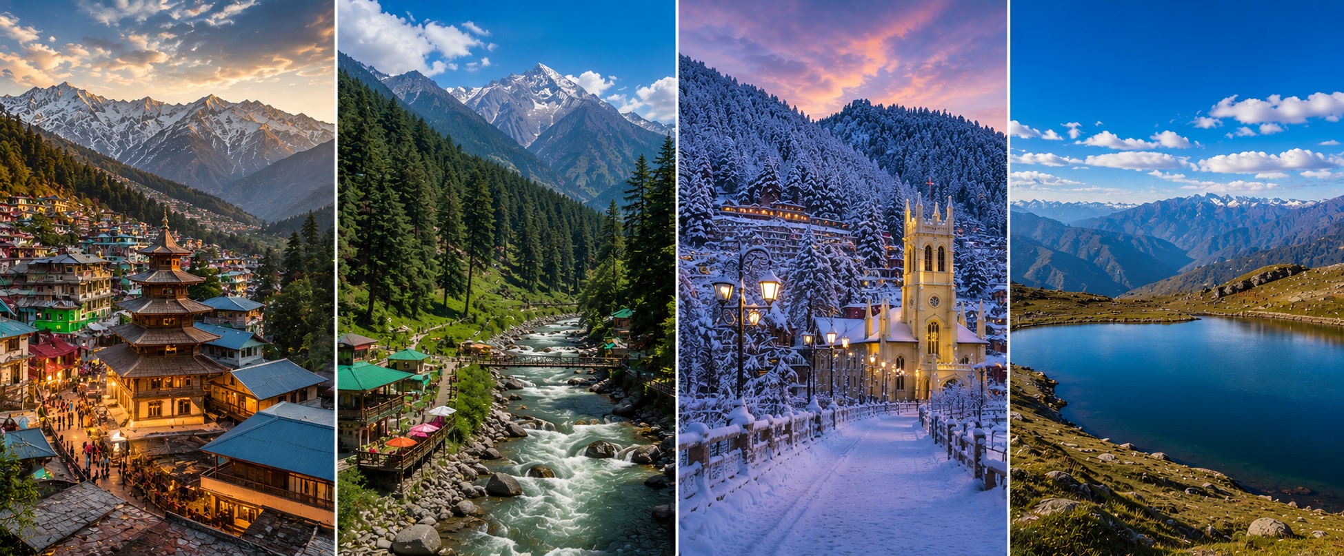 Luxury Himachal Pradesh Himalayan Journey | Kasauli, Shimla, Spiti, Manali & Amritsar