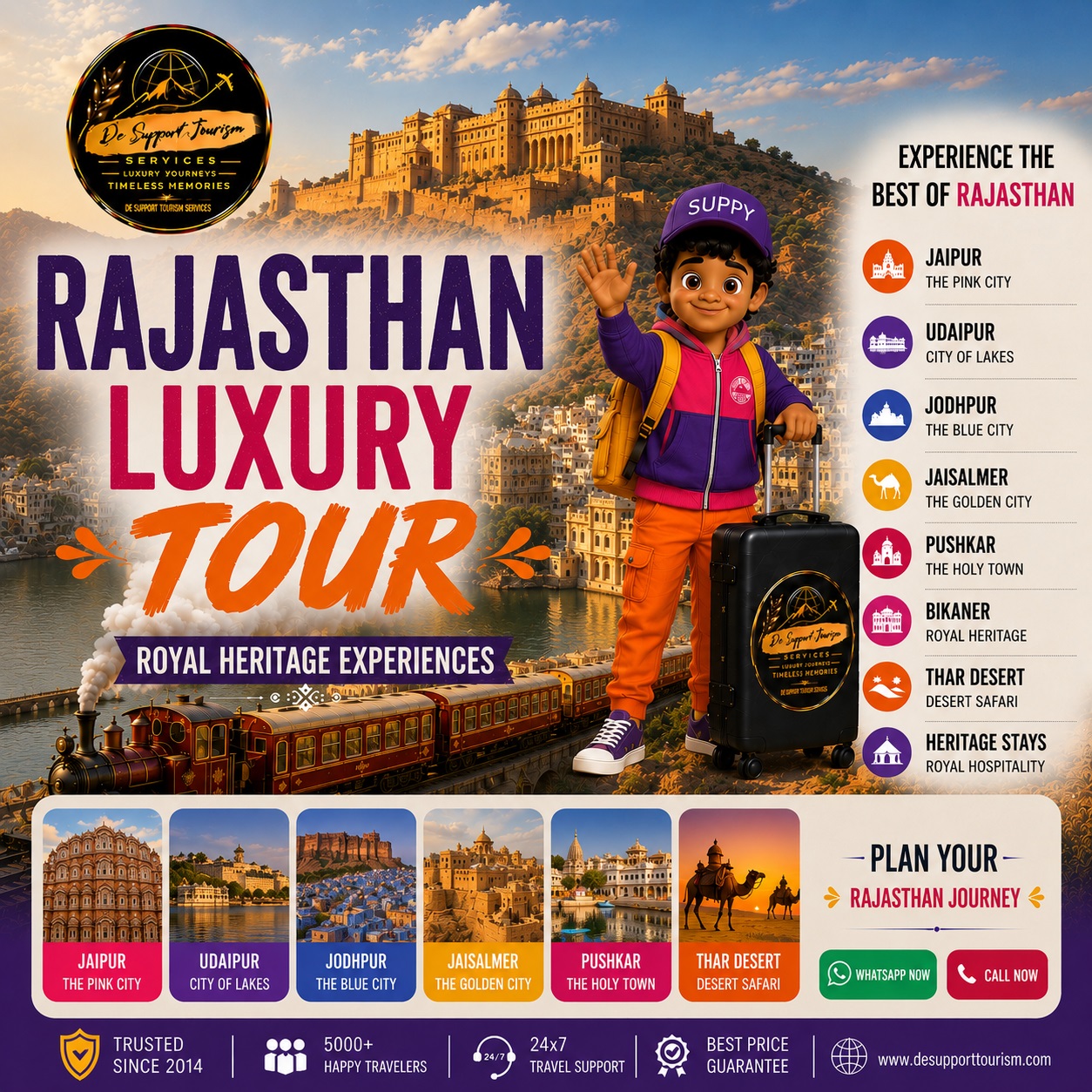 Royal Rajasthan Platinum Journey | Palaces, Forts and Timeless Luxury