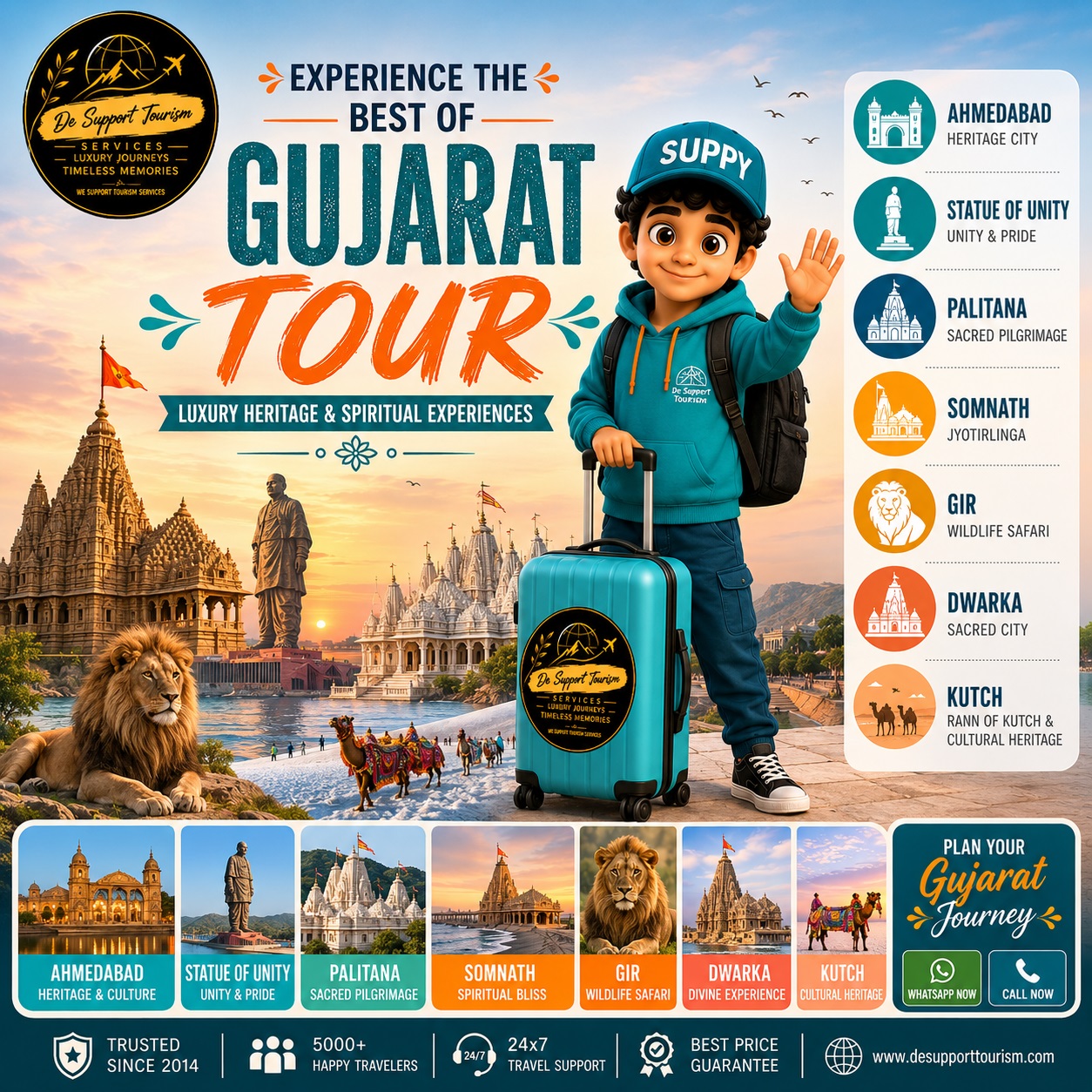 Sacred Gujarat Luxury Journey | Temples, Heritage and Timeless Experiences